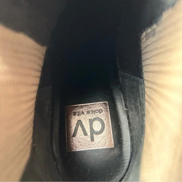 Dolce Vita Taupe Suede Leather Wedge  Booties - Picture 8 of 15